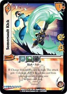 Somersault Kick - Mega Man: Battle for Power - UniVersus card