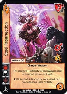 Steel Resurrection - Red Horizon: Blood Omen - UniVersus card