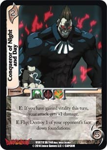 Conqueror of Night and Day - Darkstalkers: Warriors of the Night - UniVersus card