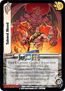 Tainted Blood - Darkstalkers: Collector's Tins - UniVersus card