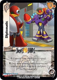 Diplomatic - Mega Man: Battle for Power - UniVersus card
