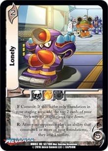 Lonely - Mega Man: Battle for Power - UniVersus card