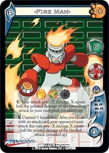 Fire Man - Mega Man: Collector's Tins - UniVersus card