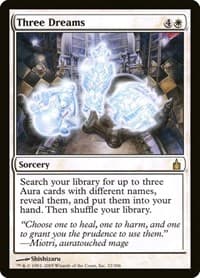 Three Dreams - Ravnica: City of Guilds - Magic: The Gathering card