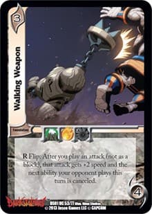 Walking Weapon - Darkstalkers: Collector's Tins - UniVersus card