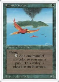 Birds of Paradise - Revised Edition - Magic: The Gathering card