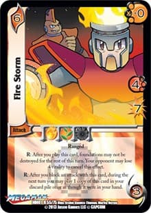 Fire Storm - Mega Man: Collector's Tins - UniVersus card