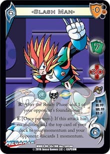Slash Man - Mega Man: Battle for Power - UniVersus card