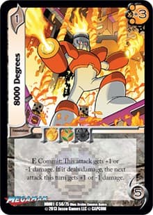 8000 Degrees - Mega Man: Collector's Tins - UniVersus card