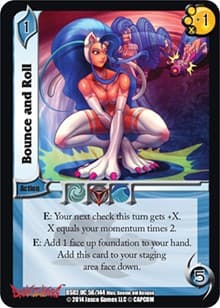 Bounce and Roll - Darkstalkers: Warriors of the Night - UniVersus card