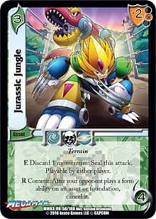 Jurassic Jungle - Mega Man: Battle for Power - UniVersus card