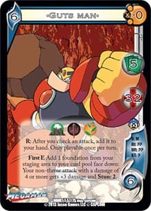 Guts Man - Mega Man: Collector's Tins - UniVersus card