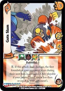 Guts Slam - Mega Man: Collector's Tins - UniVersus card