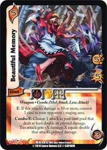 Beautiful Memory - Darkstalkers: Warriors of the Night - UniVersus card