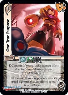 One True Purpose - Mega Man: Battle for Power - UniVersus card