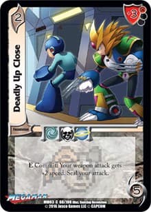 Deadly Up Close - Mega Man: Battle for Power - UniVersus card