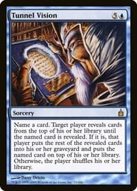 Tunnel Vision - Ravnica: City of Guilds - Magic: The Gathering card
