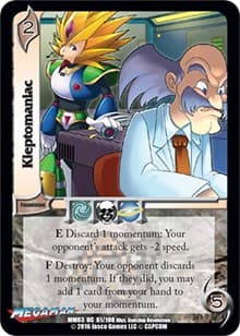 Kleptomaniac - Mega Man: Battle for Power - UniVersus card