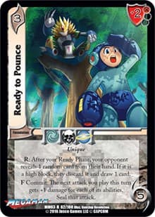 Ready to Pounce - Mega Man: Battle for Power - UniVersus card