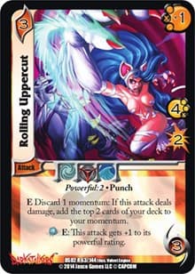 Rolling Uppercut - Darkstalkers: Warriors of the Night - UniVersus card