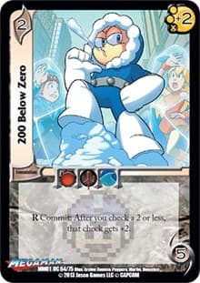 200 Below Zero - Mega Man: Collector's Tins - UniVersus card