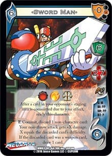 Sword Man - Mega Man: Battle for Power - UniVersus card