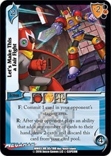 Let's Make This a Fair Fight - Mega Man: Battle for Power - UniVersus card