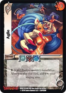 Agile - Darkstalkers: Warriors of the Night - UniVersus card