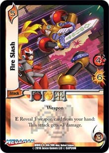 Fire Slash - Mega Man: Battle for Power - UniVersus card
