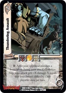 Thundering Assault - Darkstalkers: Collector's Tins - UniVersus card
