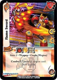 Flame Sword - Mega Man: Battle for Power - UniVersus card