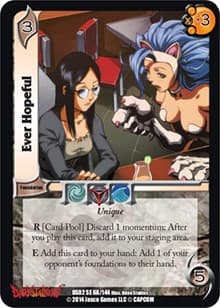 Ever Hopeful - Darkstalkers: Warriors of the Night - UniVersus card