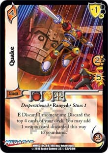 Quake - Mega Man: Battle for Power - UniVersus card