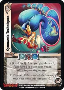 Gymnastic Techniques - Darkstalkers: Warriors of the Night - UniVersus card