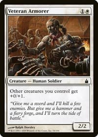 Veteran Armorer - Ravnica: City of Guilds - Magic: The Gathering card