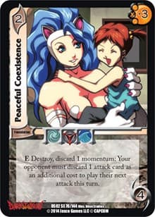 Peaceful Coexistence - Darkstalkers: Warriors of the Night - UniVersus card