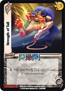 Strength of Tail - Darkstalkers: Warriors of the Night - UniVersus card
