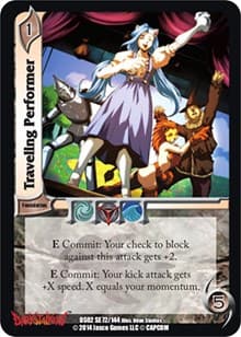 Traveling Performer - Darkstalkers: Warriors of the Night - UniVersus card