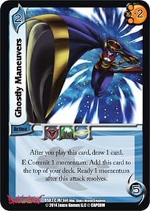 Ghostly Maneuvers - Darkstalkers: Warriors of the Night - UniVersus card