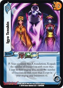 Igyo Tenshin - Darkstalkers: Warriors of the Night - UniVersus card