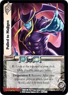 Pulled to Majigen - Darkstalkers: Collector's Tins - UniVersus card