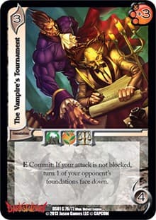 The Vampire's Tournament - Darkstalkers: Collector's Tins - UniVersus card