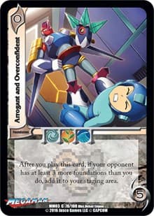 Arrogant and Overconfident - Mega Man: Battle for Power - UniVersus card
