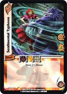 Sentimental Typhoon - Darkstalkers: Warriors of the Night - UniVersus card
