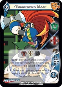 Tomahawk Man - Mega Man: Battle for Power - UniVersus card
