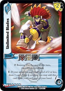 Unlimited Blades - Mega Man: Battle for Power - UniVersus card