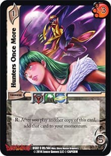 Hunters Once More - Darkstalkers: Warriors of the Night - UniVersus card