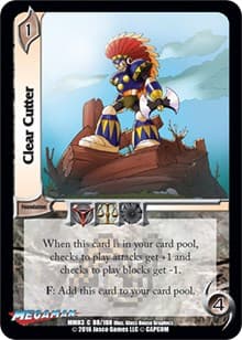 Clear Cutter - Mega Man: Battle for Power - UniVersus card