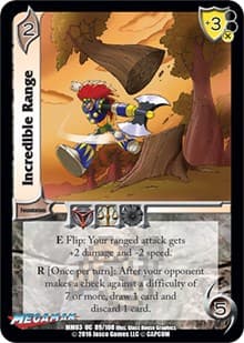 Incredible Range - Mega Man: Battle for Power - UniVersus card