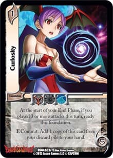 Curiosity - Darkstalkers: Collector's Tins - UniVersus card